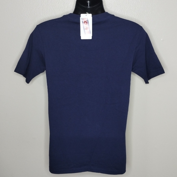 Vintage 90s Navy Dad Mens Small T-shirt USAF Made USA Tee Crew Navy MJ Soffe NEW - Picture 4 of 7